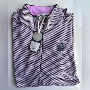 Fairway & Greene Whistling Straits Geometric Long Sleeved Golf Shirt